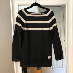 Barbour navy tunic sweater